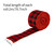 Christmas Decorations Lattice Ribbon Christmas Tree Decoration(Red and Black)