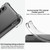 For Asus ROG Phone 3 ZS661KS IMAK All-inclusive Shockproof Airbag TPU Case with Screen Protector(Transparent Black)