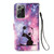For Samsung Galaxy Note20 Ultra Colored Drawing Pattern Plain Weave Horizontal Flip Leather Case with Holder & Card Slot & Wallet & Lanyard(Baby Panda)