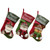 Christmas Socks Gift Bag Christmas Ornaments Gifts Candy Socks Pendant(Snowman)