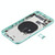 Battery Back Cover (with Side Keys & Card Tray & Power + Volume Flex Cable & Wireless Charging Module) for iPhone 11(Green)