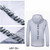 Mens Outdoor UV Proof Breathable Lightweight UPF 70 + Sunscreen Clothes For Couples (Color:Light Grey Size:XXL)