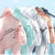 Mens Outdoor UV Proof Breathable Lightweight UPF 70 + Sunscreen Clothes For Couples (Color:Light Grey Size:XXXL)