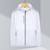 Mens Outdoor UV Proof Breathable Lightweight UPF 70 + Sunscreen Clothes For Couples (Color:White Size:XXL)