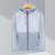 Mens Outdoor UV Proof Breathable Lightweight UPF 70 + Sunscreen Clothes For Couples (Color:Light Grey Size:L)