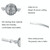 Exquisite Life S925 Sterling Silver Bangle Bracelet Inlaid with Gems, Size:20cm