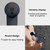 6 Gears Mini Fascia Gun Massage Gun Electric Fitness Massager, Specification: Key File, Without Bag (Red)