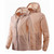 Mens Outdoor UV Proof Breathable Lightweight UPF 70 + Sunscreen Clothes For Couples (Color:Brown Size:XXXL)