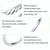 S925 Sterling Silver Angel Wings Open Ring White Gold Plated Open Ring