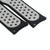 For Xiaomi Haylou Solar / LS05 Silicone Reverse Buckle Strap(Black+Grey)