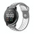 For Xiaomi Haylou Solar / LS05 Silicone Reverse Buckle Strap(Grey+White)