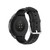 For Huawei Watch GT 2e 22mm Leather Watch Band with Round Tail Buckle(Black)