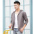 Lovers Hooded Outdoor Windproof And UV Proof Sun Proof Clothes (Color:Dark Gray Size:XXXL)