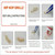Hip Hop Accessories Gold Tooth Set Real Gold Plating Smooth Upper Eight Lower Six Denture Set(Black)