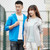 Lovers Hooded Outdoor Windproof And UV Proof Sun Proof Clothes (Color:Color Blue Size:XXL)