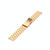 For Ticwatch GTX 22mm Three Buckle Stainless Steel Watch Band(Rose Gold)