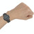 For Ticwatch GTX 22mm Three Buckle Stainless Steel Watch Band(Rose Gold)