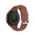 For Huawei Watch GT 2e 22mm Leather Watch Band with Round Tail Buckle(Brown)