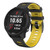 22mm For Huawei Watch GT2e 46mm Silicone Watch Band(Black+Yellow)