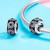 S925 Pure Silver DIY Bracelet Accessories Plant Blue Daisy Spacer S925 Pure Silver DIY Bracelet Accessories Plant Blue Daisy Spacer
