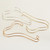 3 PCS Stainless Steel High Heels Display Stand Metal Elastic Shoe Support Shoe Support Bracket, Colour: Titanium