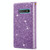 For Samsung Galaxy S10+ Multi-card Slots Starry Sky Laser Carving Glitter Zipper Horizontal Flip Leather Case with Holder & Wallet & Lanyard(Purple)