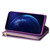 For Samsung Galaxy S10+ Multi-card Slots Starry Sky Laser Carving Glitter Zipper Horizontal Flip Leather Case with Holder & Wallet & Lanyard(Purple)