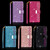 For Samsung Galaxy S10+ Multi-card Slots Starry Sky Laser Carving Glitter Zipper Horizontal Flip Leather Case with Holder & Wallet & Lanyard(Purple)