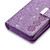 For Samsung Galaxy S20 Multi-card Slots Starry Sky Laser Carving Glitter Zipper Horizontal Flip Leather Case with Holder & Wallet & Lanyard(Purple)