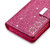 For Samsung Galaxy S8 Multi-card Slots Starry Sky Laser Carving Glitter Zipper Horizontal Flip Leather Case with Holder & Wallet & Lanyard(Rose Red)