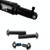 KindShock A5 Air Pressure Rear Shock Absorber Mountain Bike Shock Absorber Folding Bike Rear Liner, Size:165mm, Style:RE Single Gas