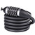 WHEEL UP Bicycle Lock Anti-theft Mountain Bike Password Lock Steel Cable Lock Bicycle Riding Accessories Universal, Style:Password type(1.2 meters)
