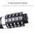 WHEEL UP Bicycle Lock Anti-theft Mountain Bike Password Lock Steel Cable Lock Bicycle Riding Accessories Universal, Style:Password type(1.2 meters)