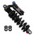 DNM RCP2S Mountain Bike Oil Spring Rear Shock Absorber Soft Tail Frame Rear Bladder, Size:220mm(With 24mm Bushing)
