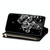 For Samsung Galaxy A30 / A20 Multi-card Slots Starry Sky Laser Carving Glitter Zipper Horizontal Flip Leather Case with Holder & Wallet & Lanyard(Black)