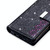 For Samsung Galaxy A30 / A20 Multi-card Slots Starry Sky Laser Carving Glitter Zipper Horizontal Flip Leather Case with Holder & Wallet & Lanyard(Black)