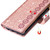 For Samsung Galaxy S20 Multi-card Slots Starry Sky Laser Carving Glitter Zipper Horizontal Flip Leather Case with Holder & Wallet & Lanyard(Rose Gold)