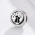 S925 Sterling Silver Love Cat Hollow Heart Beads DIY Bracelet Necklace Accessories