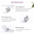 Fashion Beaded DIY Bracelet Accessories Sterling Silver S925 Cross Loose Beads Fashion Beaded DIY Bracelet Accessories Sterling Silver S925 Cross Loose Beads