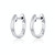 Simple Earrings Sterling Silver S925 Earrings Ear Buckles, Color:Silver