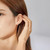 Simple Earrings Sterling Silver S925 Earrings Ear Buckles, Color:Silver