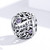 S925 Sterling Silver 12 Birthstone DIY Bracelet Necklace Accessories, Style:February