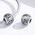 S925 Sterling Silver 12 Birthstone DIY Bracelet Necklace Accessories, Style:February