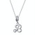 S925 Sterling Silver 26 English Letter Pendant DIY Bracelet Necklace Accessories, Style:B