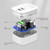 LDNIO A201 2.4A Dual USB Charging Head Travel Direct Charge Mobile Phone Adapter Charger With Micro USB Data Cable(UK Plug)