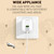 LDNIO A201 2.4A Dual USB Charging Head Travel Direct Charge Mobile Phone Adapter Charger With Micro USB Data Cable(UK Plug)