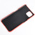 For OPPO A92s Shockproof Crocodile Texture PC + PU Case(Black)