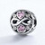 925 Sterling Silver Infinity Love Pink Heart Crystal Beads Charm Bracelets Jewelry 925 Sterling Silver Infinity Love Pink Heart Crystal Beads Charm Bracelets Jewelry