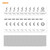 For Huawei Honor X10 5G 10 PCS ENKAY Hat-Prince Full Glue 0.26mm 9H 2.5D Tempered Glass Full Coverage Film
