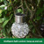 2 PCS Solar Hollow Ball Pendent Lamp Decorative Garden Light(White Light)